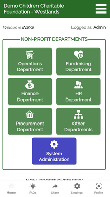 INSYS Non-Profit INSYS for Non-Profit